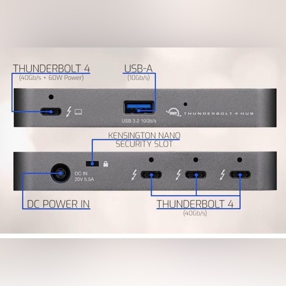 Thunderbolt Hub - Black (C03) - Picture 3 of 6